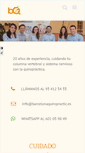 Mobile Screenshot of barcelonaquiropractic.es